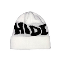 Raw Hide OG Logo Beanie (White)