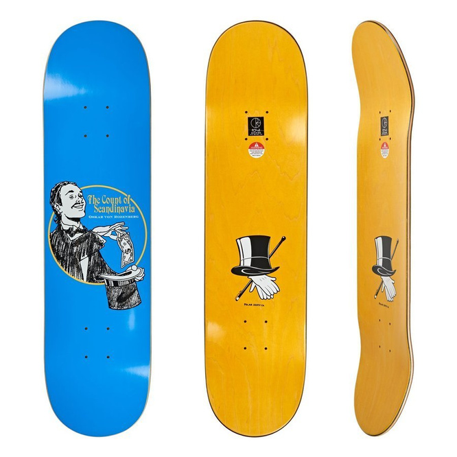 Deska Polar Skate Co. Oskar Rozenberg The Count (Blue) 8,0"