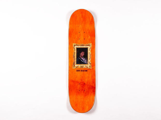 DECK SOUR SKATEBOARDS JOSEF SCOTT JATTA BLACK J 8,5"