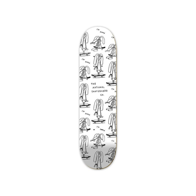 Deska The National Skateboard Co. I'm Down (White) (High Concave) 8,375"