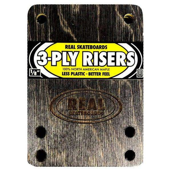 Real Skateboard 3-PLY Raisers (1/8") (Universal)