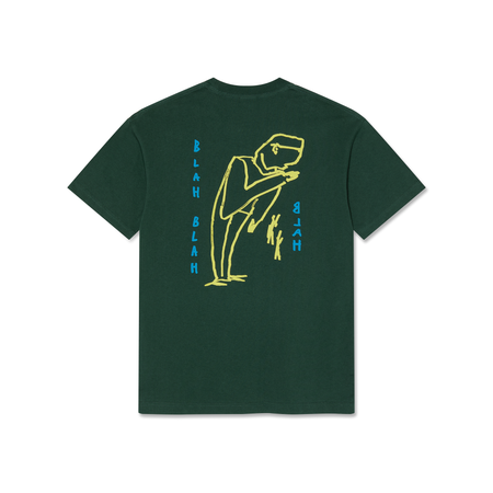 Polar Skate Co. Blah Blah Blah Tee (Dark Green)