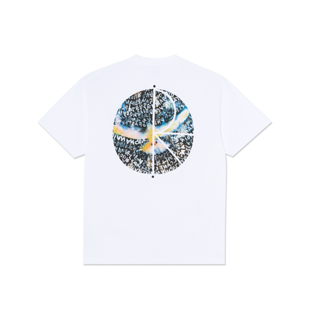 Polar Skate Co. Searching For Peace Fill Logo Tee (White)