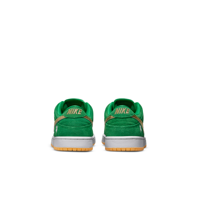 Nike SB Dunk Low Pro (PS) (Lucky Green / Metallic Gold)