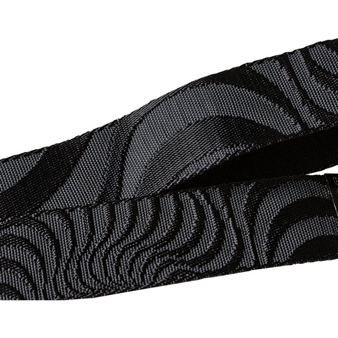 Spitfire Bighead Jaquard Swirl Web Belt (Black/Polished Nickle)