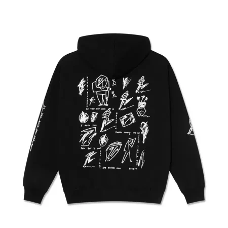 Polar Skate Co. Sad at Times Dave Hoodie (Black)