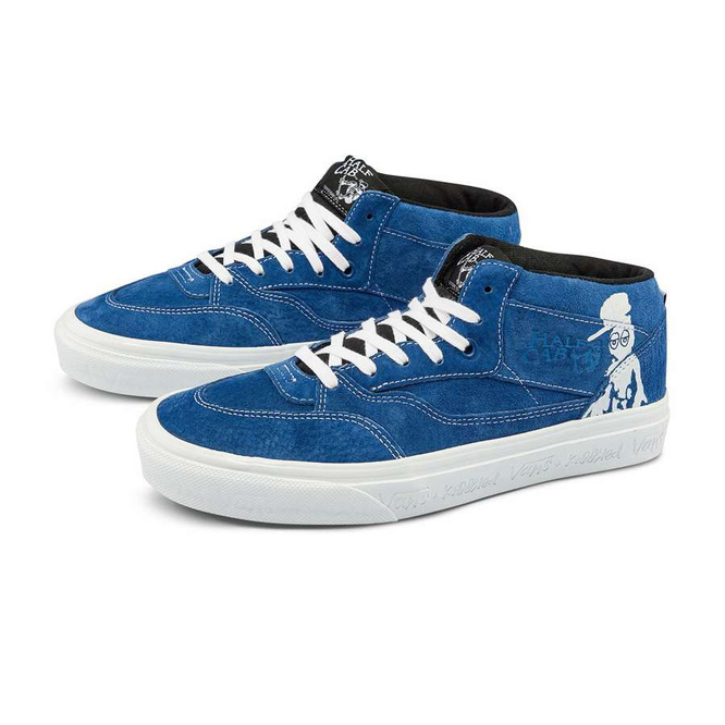 Vans x Krooked by Natas for Ray Skate Half Cab '92 (Blue)