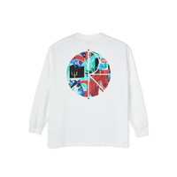 Longsleeve Polar Skate Co. Moth House Fill Logo (White)