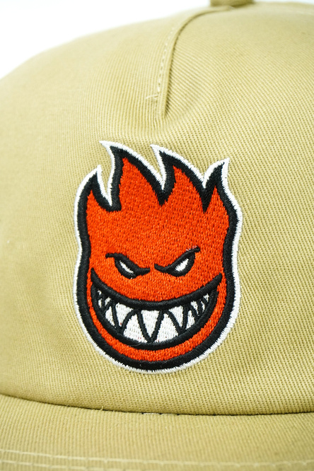 Spitfire Bighead Fill Snapback (Tan / Red)