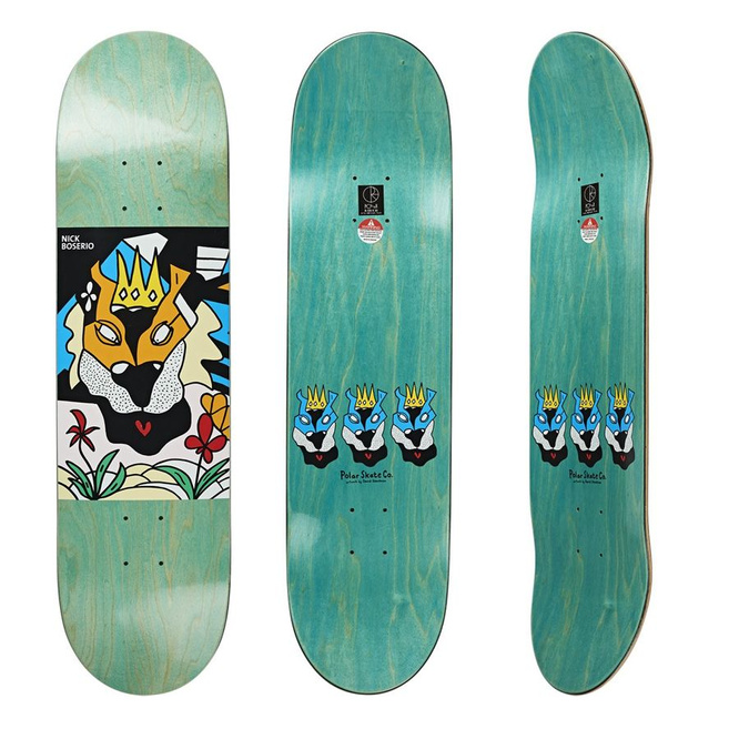 DECK POLAR SKATE CO. NICK BOSERIO LION KING