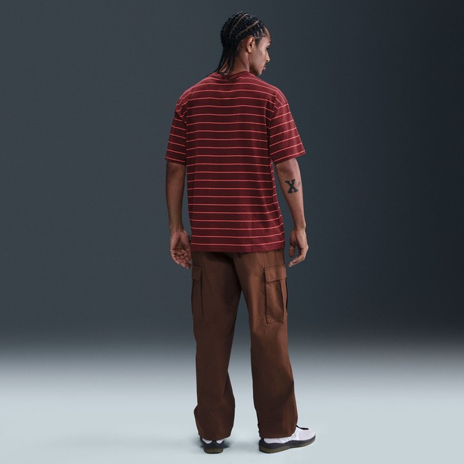Nike SB Stripe Tee (Dark Team Red)