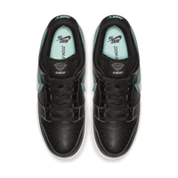 NIKE SB X DIAMOND ZOOM DUNK LOW PRO OG QS SHOES (Black / Chrome / Tropical)