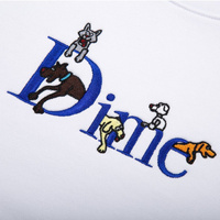 Dime Dog Classic Logo Crewneck (White)