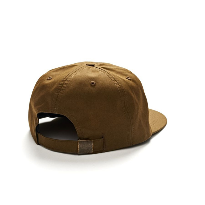 POLAR SKATE CO. BASIC HAT WAXED COTTON CAP (BROWN)