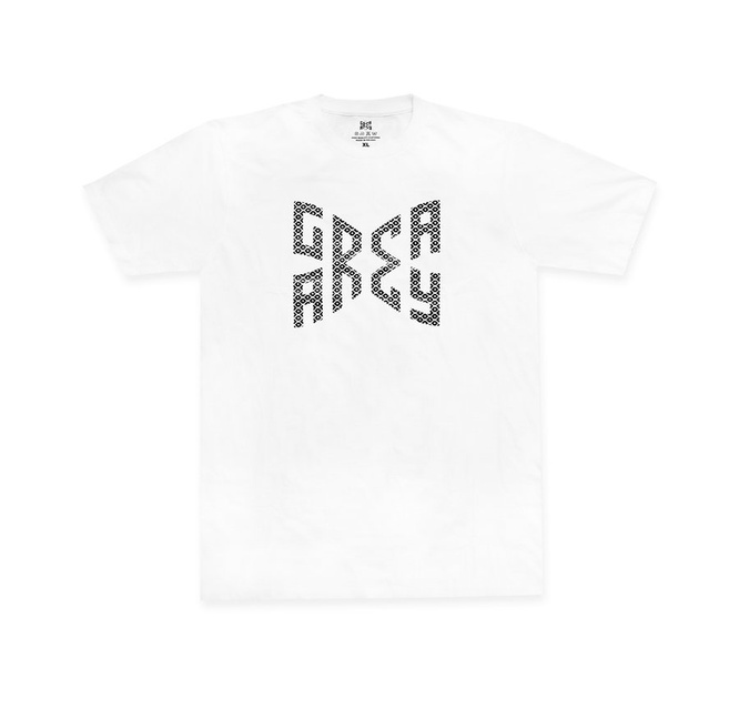 Gray Area Eyes Logo Tee (White)