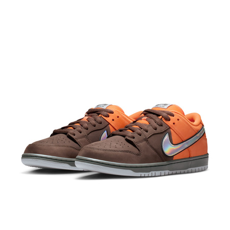 Nike SB Dunk Low Pro (Safety Orange / Wolf Grey / Baroque Brown)