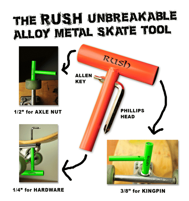 RUSH SKATE TOOL (NEON GREEN)