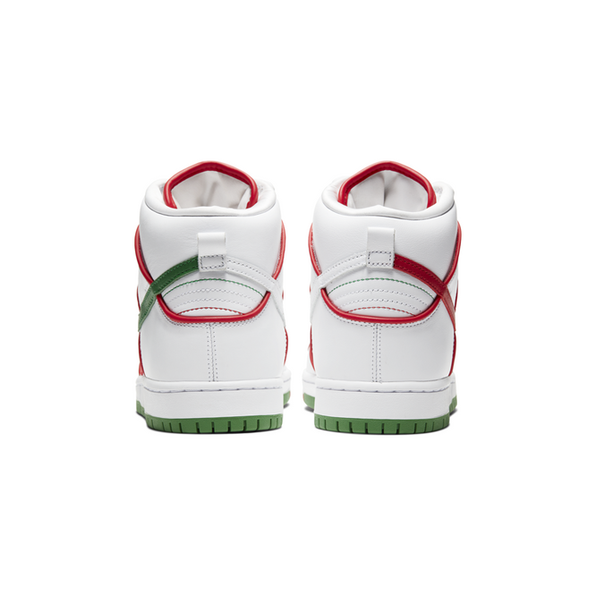 Buty Nike SB Dunk High Premium (White / University Red / Classic Green)