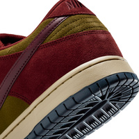 Nike SB Dunk Low Pro (Dark Team Red / Burgundy Crush / Olive Flak)
