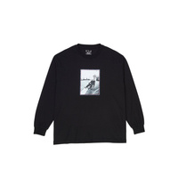 Polar Skate Co. Long Sleeve T-Shirt. Kidney Longsleeve (Black)