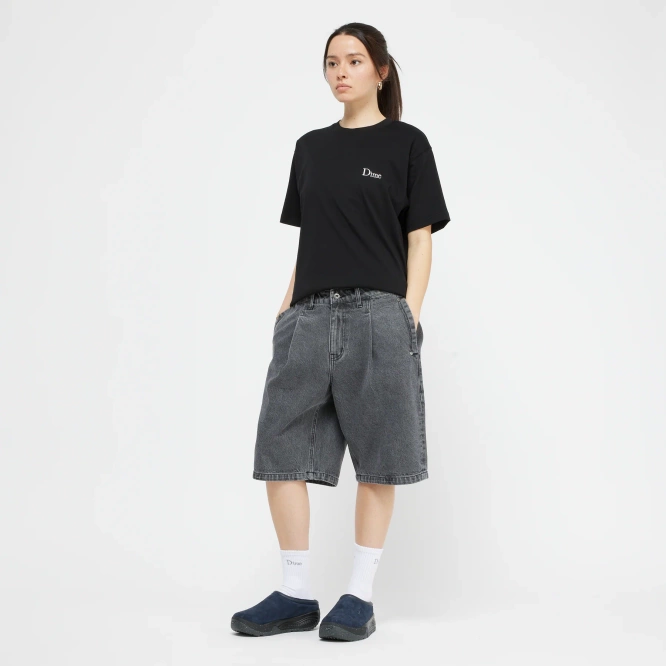 Dime Classic Small Logo T-Shirt (Black)