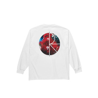 Longsleeve Polar Skate Co. Callistemon Fill Logo (White)