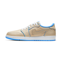 Nike SB Air Jordan 1 Low shoes (Desert Ore / Royal Blue / Dark Powder Blue)