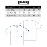 Thrasher New Religion World Wide Navy T-Shirt