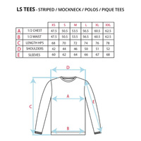 POLAR SKATE CO. LONG SLEEVE T-SHIRT. FILL LOGO LS TEE (WHITE/BLACK)