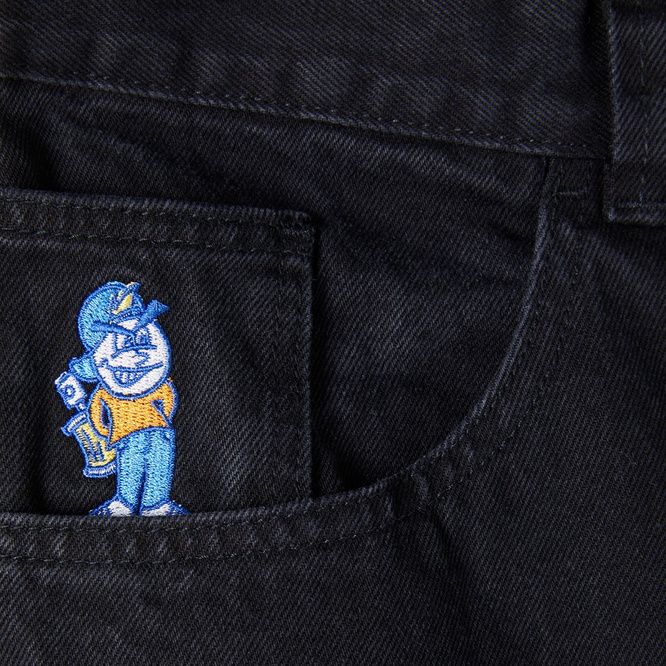 Polar Skate Co. Pants '93! Denim (Pitch Black)