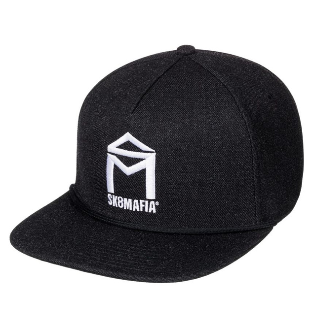 CZAPKA Z DASZKIEM DC X SK8MAFIA STASH SNAPBACK (BLACK)