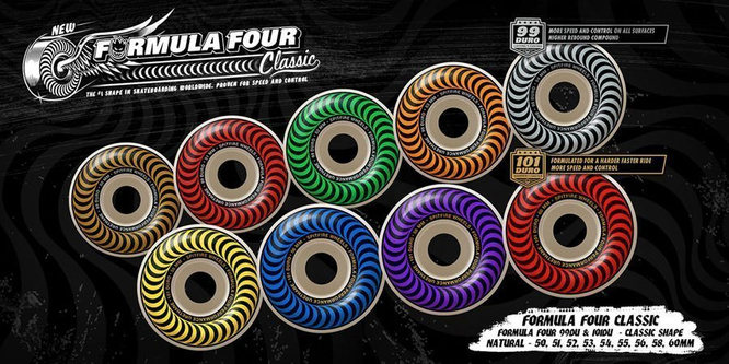 Spitfire Wheels Formula Four Classic (Bronze) 101DU 50 mm wheels