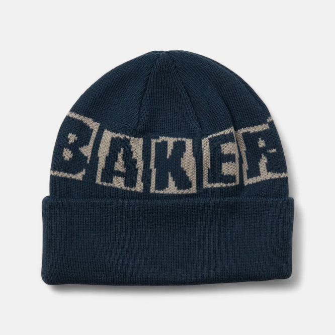 Baker Skateboards Brand Logo Beanie (Navy)