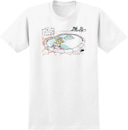 Krooked Skateboarding Skullride Tee (White)