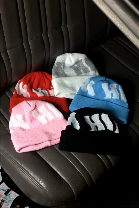 Raw Hide OG Logo Beanie (Baby Pink)