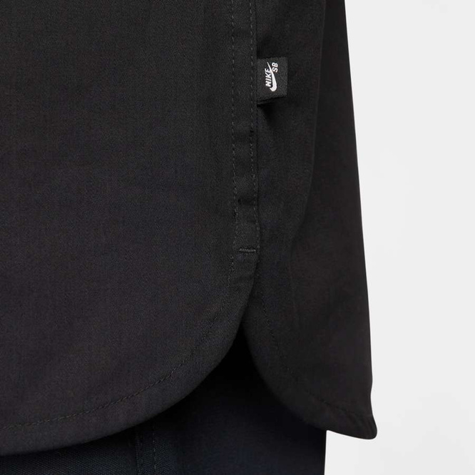 Nike SB Tanglin Short-Sleeve Skate Shirt (Black)