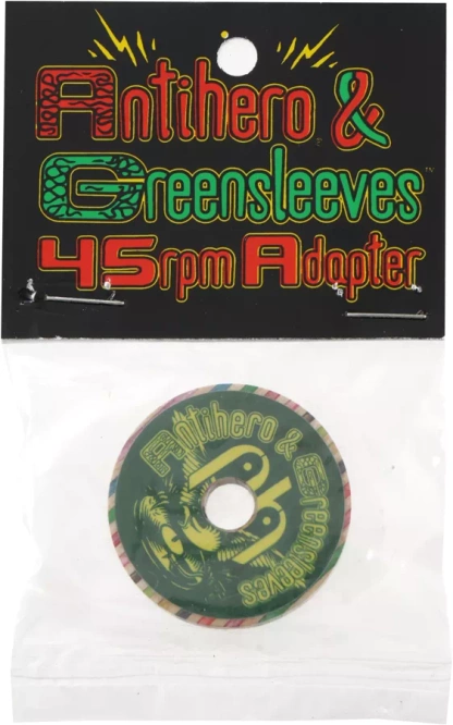 AntiHero Skateboards x Greensleeves 45rpm Adapter