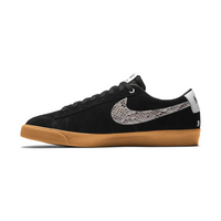 Nike SB x WACKO MARIA Zoom Blazer Low GT (Black / Light Bone / White / Gum Med Brown) 