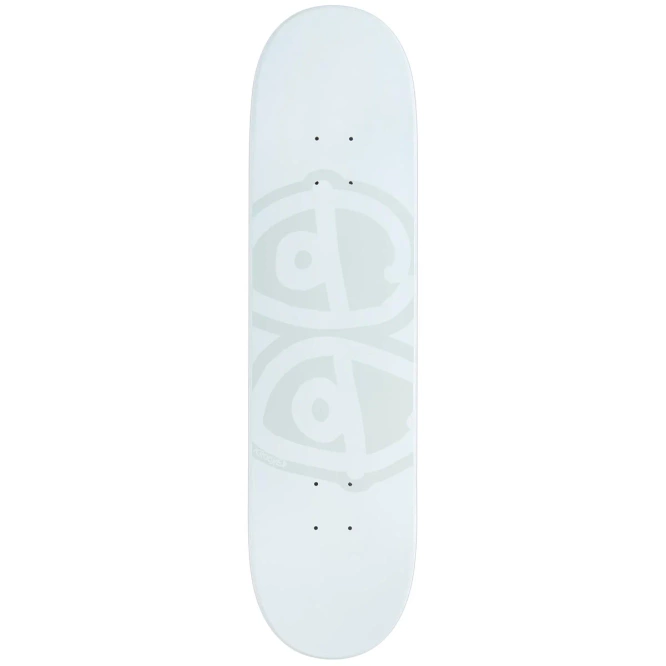 Krooked Skateboarding Eyes (White) 8.06" x 31.8"