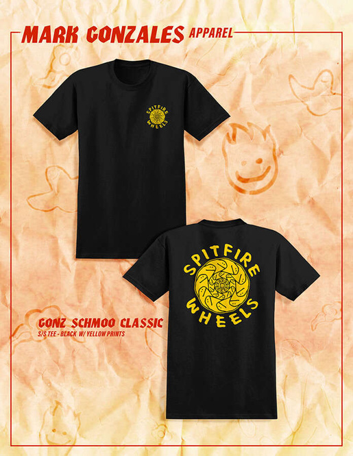 Spitfire x Gonz Shmoo Classic Tee (Black)