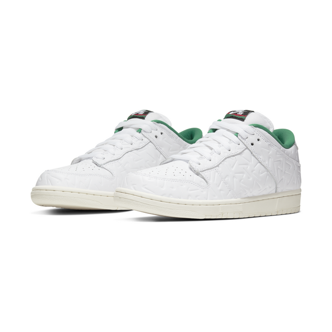 Nike SB x Ben-G Dunk Low OG Shoes (White / Lucid Green / Sail)