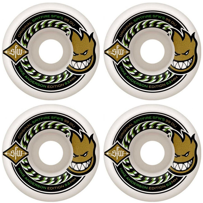 SPITFIRE ANDERSON SFW 2 99DU 53 MM WHEELS