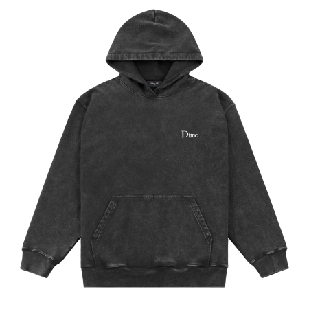 Dime Classic French Terry Hoodie (Faded Black)