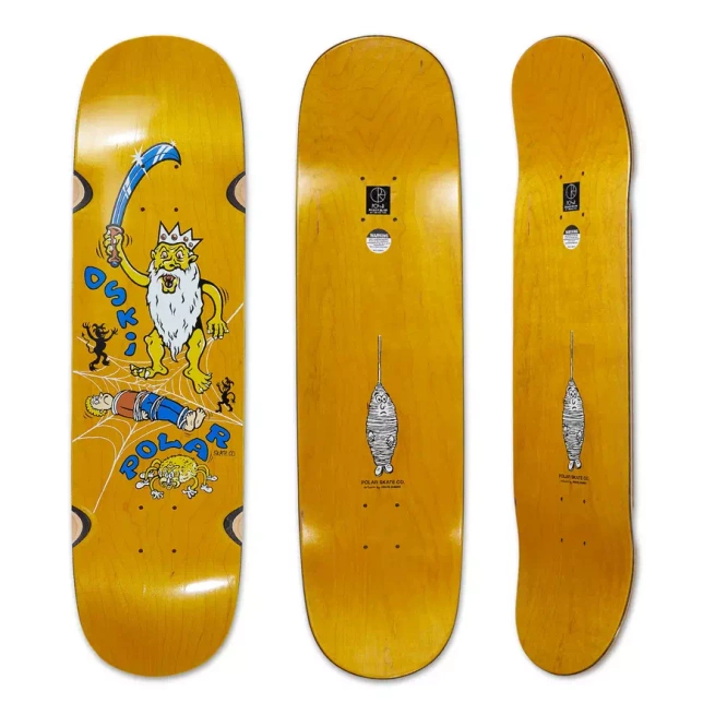 Deska Polar Skate Co. Oskar Rozenberg Spider King (Wheel Wells) (P2 Special Shape)
