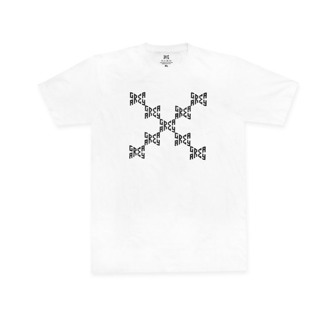 Gray Area X Logo Tee (White)