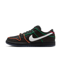 Nike SB x Bronx Girls Skate Dunk Low Pro (Black / White / Challenge Red / Total Orange)