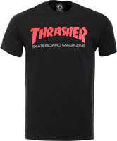 THRASHER TWO TONE SKATE MAG LOGO T-SHIRT (BLACK)