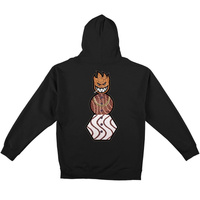 Spitfire x Quartersnacks Spitfire Snackman Sweatshirt (Black)