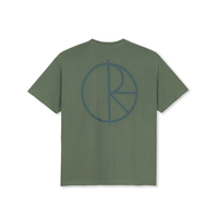 Polar Skate Co. Stroke Logo Tee (Jade Green / Dark Green)