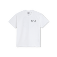 Polar Skate Co. Stroke Logo Tee Jr. (White)
